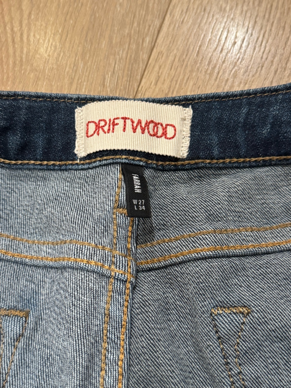 Driftwood Farrah embroidered flare jeans - Picture 3 of 5